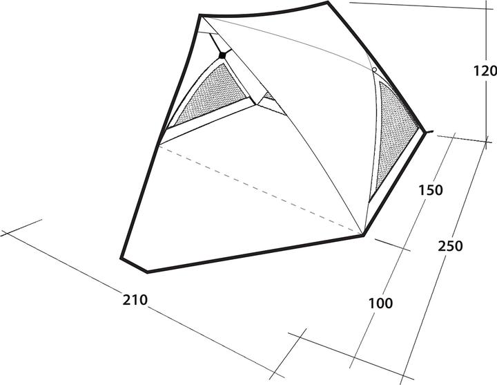 Actual product image Outwell Formby Beach Shelter (beach tent, 2.70 kg)