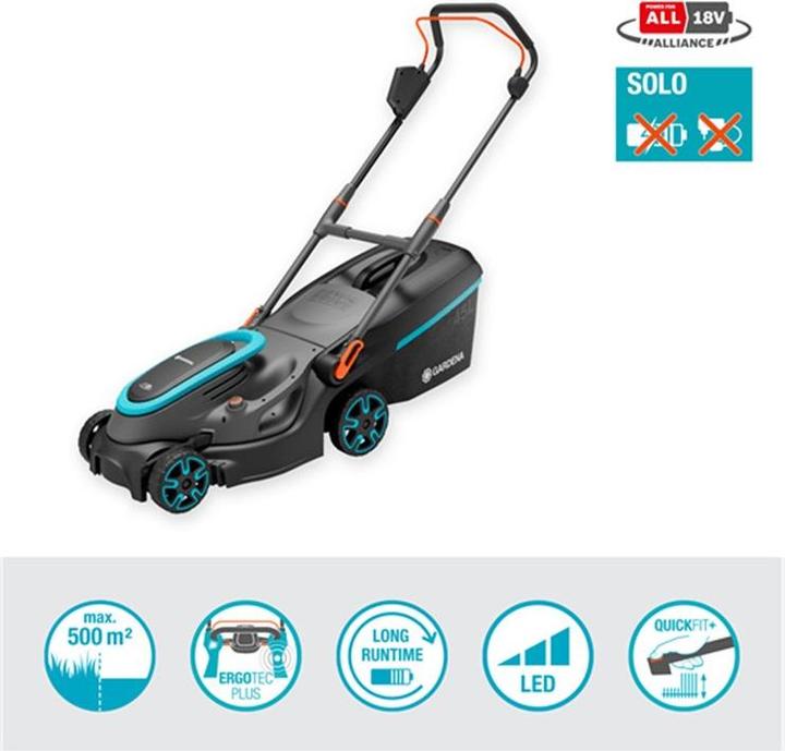 Productafbeelding Gardena Accu Grasmaaier PowerMax 37/36V P4A solo (Oplaadbare batterij)