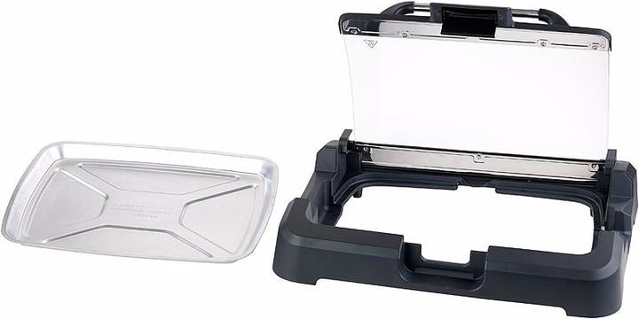 Actual product image Rosenstein & Söhne XL table grill with glass lid & ceramic-coated grill plate
