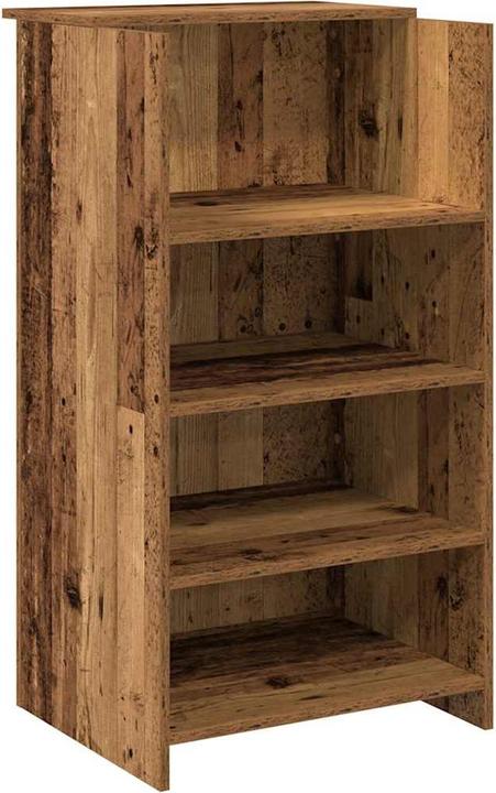 Actual product image vidaXL Reception counter reclaimed wood look 55x50x103.5 cm wood-based reception counter