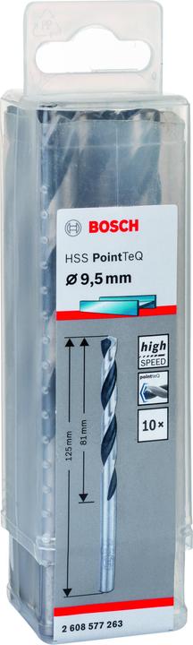 Image du produit Bosch Professional Zubehör Foret hélicoïdal HSS PointTeQ (9,5 mm)