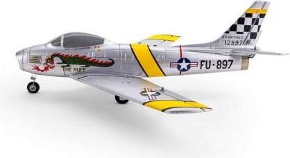 Actual product image E-Flite FLUGZEUG UMX F-86 Sabre 442mm BNF 30mm EDF Jet Basic AS3X SAFE Select (Jet)