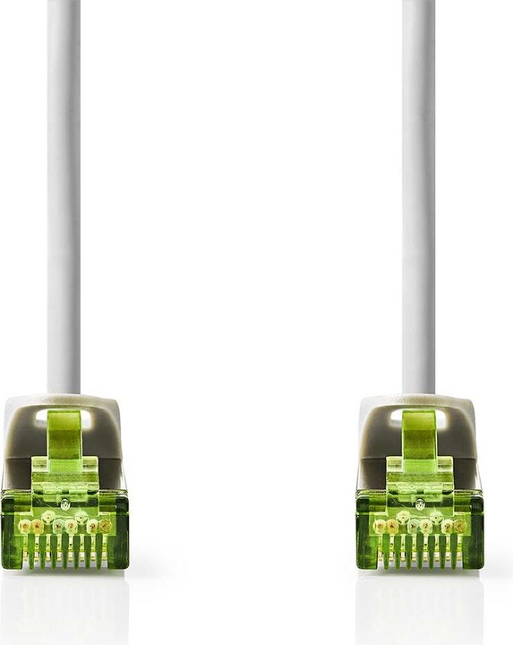 Produktbild Nedis Cat 7 Kabel- S/FTP- RJ45 Stecker-- 2.0 m- Rund- LSZH- Grau- (S/FTP, CAT7, 2 m)