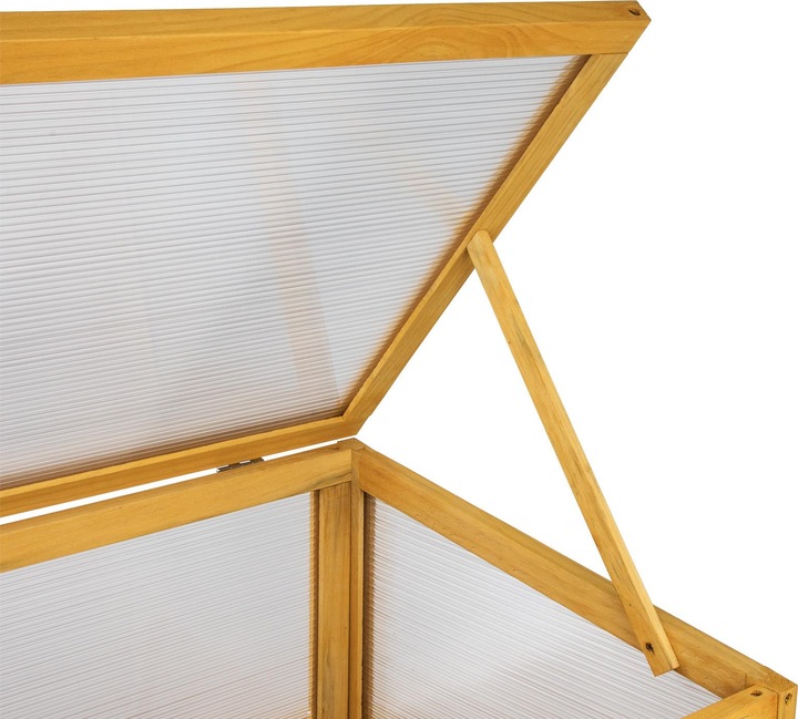 Actual product image Dema Lucca raised bed cold frame made of softwood