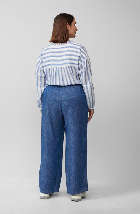 Image du produit S.Oliver Hose Wide-Leg-Hose aus Leinenmix in Denim-Optik (44)