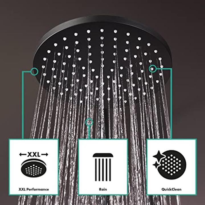 Produktbild hansgrohe Vernis Blend Duschsystem 200 1 Strahlart wassersparend mit Thermostat