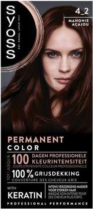 Syoss Hair Color - Mahogany 4-2 (4-2)