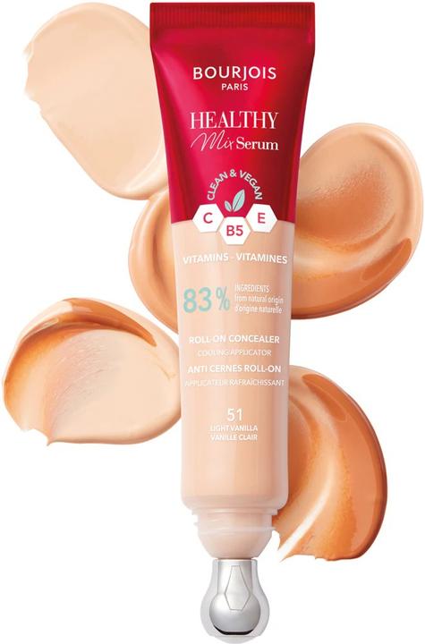 Actual product image Bourjois Healthy Mix Serum Clean & Vegan Roll-on Concealer (51 Light Vanilla)