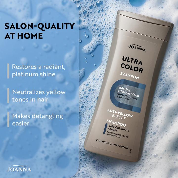 Immagine prodotto Joanna Ultra Colour System Shampoo per capelli schiariti e grigi (200 ml)