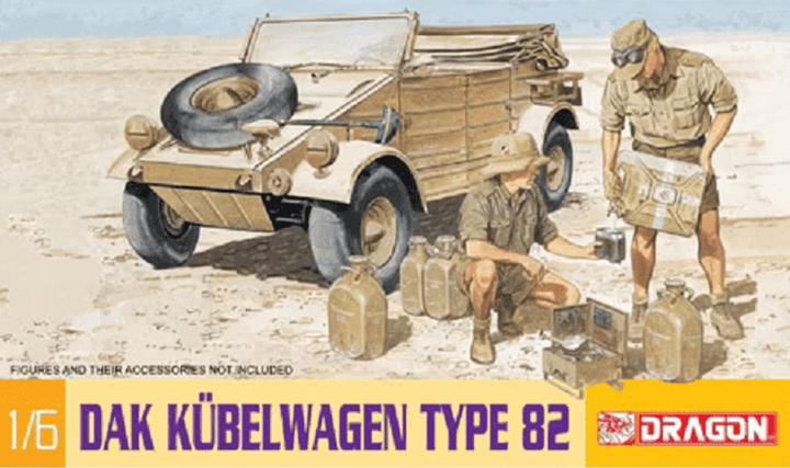 Produktbild Dragon 75021 Dak Kbelwagen Type 82 Plastic kit