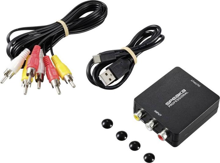 Produktbild SpeaKa Professional AV Konverter (Audio Switch, Video Switch)