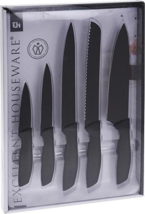 Actual product image Excellent Houseware Küchenmesser-Set, 5tlg. (38 cm)