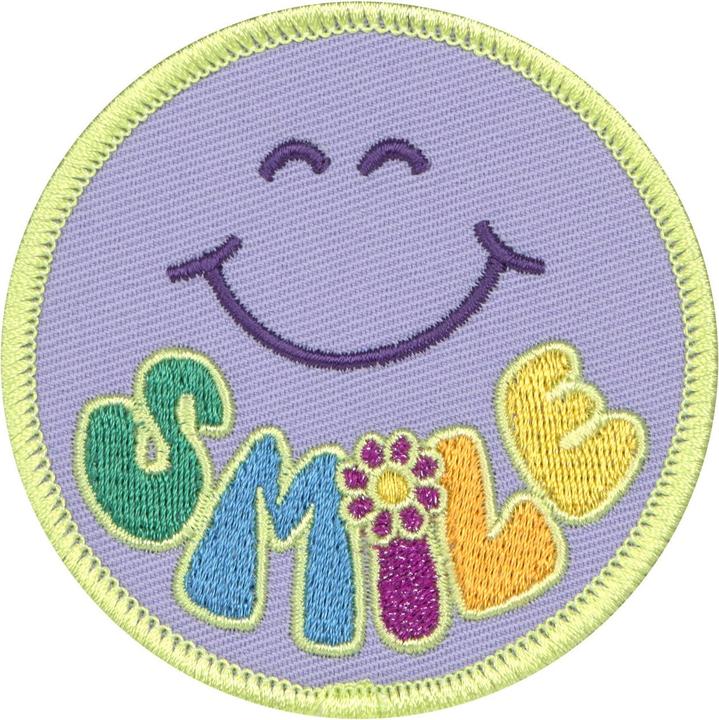 Actual product image Lässig Anhänger und Patches Flowers, 3 Stück (Additional padding)