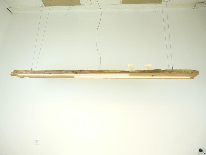 Produktbild Peka-Ideen rustikale LED Lampe Hängelampe antik Balken, 198cm (2800 lm)