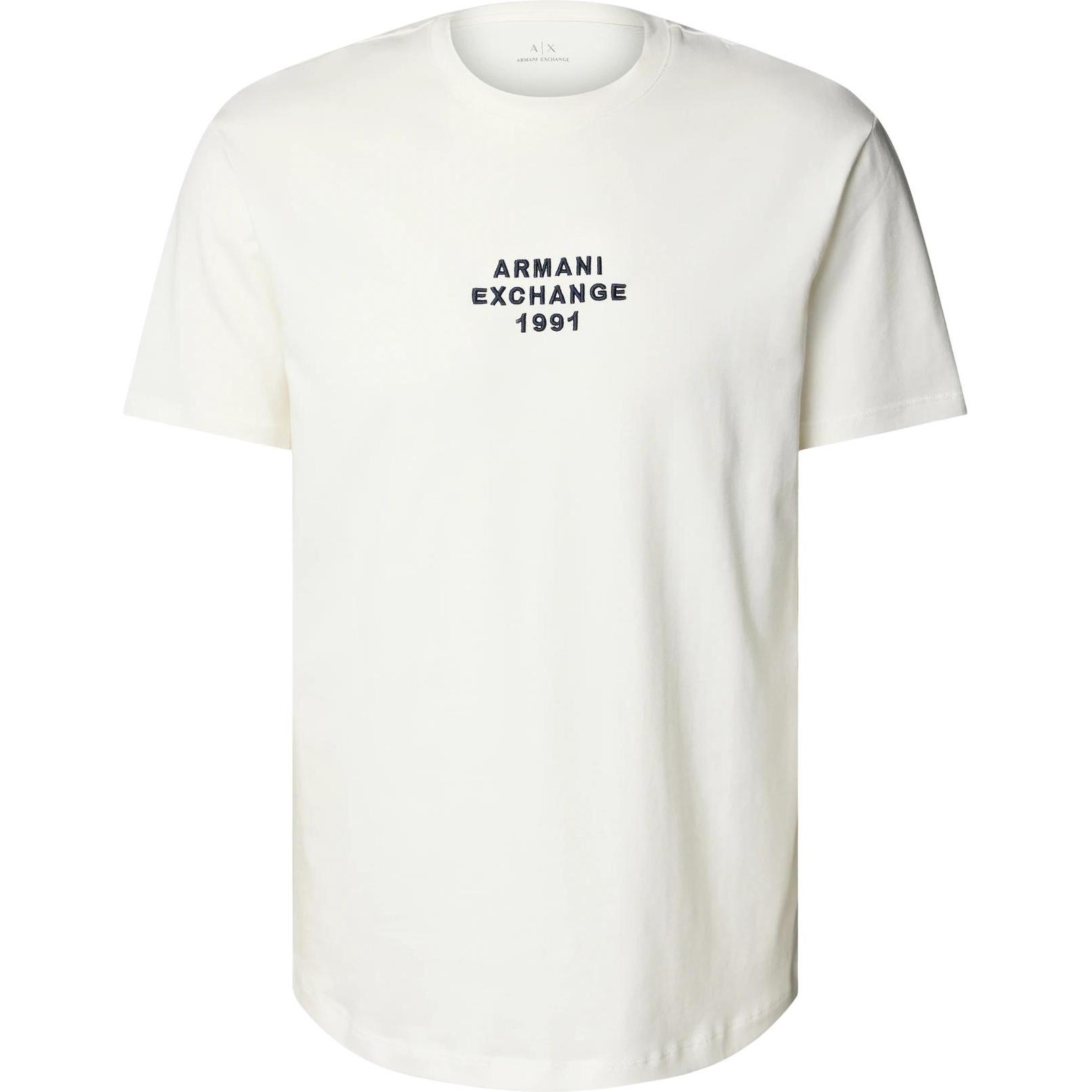 Armani Exchange, Herren, Shirts, T-Shirt, Weiss, (S)