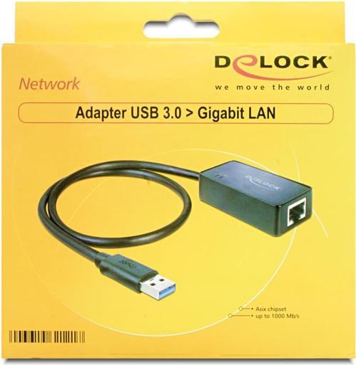 Produktbild Delock USB 3.0 zu (USB 3.0, RJ45 Gigabit Ethernet (1x))
