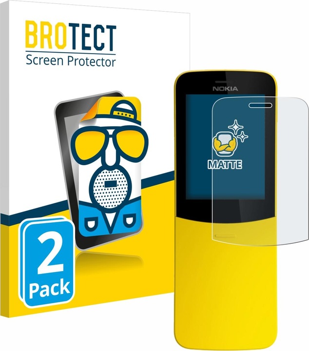 Actual product image BROTECT Anti-glare screen protector matt (2 Piece, Nokia 8110)