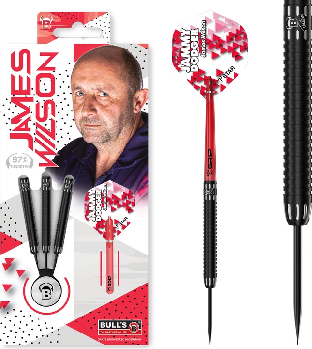 Bull's James Wilson Stone Dart, 97% Tungsten (22 g)