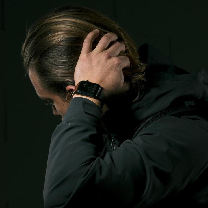 Image du produit Nomad Sangle de connexion moderne (44 mm, Acier inoxydable, Cuir)