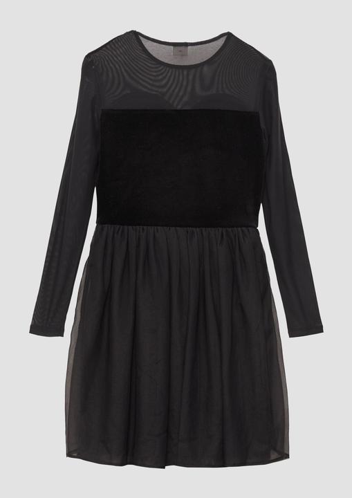 Image du produit s.Oliver Kleid Meshkleid mit Glitter-Samt und Tüllrock (152)