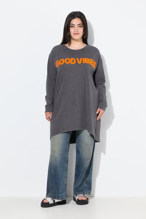 Actual product image Angel of Style Sweatshirt, Loose Fit, Schriftzug, Acid Wash (50)