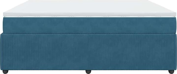 Produktbild vidaXL Bo x springbett mit Matratze 140 x 200 cm Samt (140 x 200 cm)