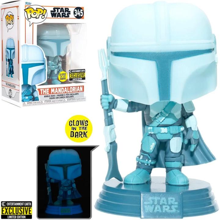 Image du produit Funko Pop! SW Mandalorian : The Mandalorian GITD (345) EXM