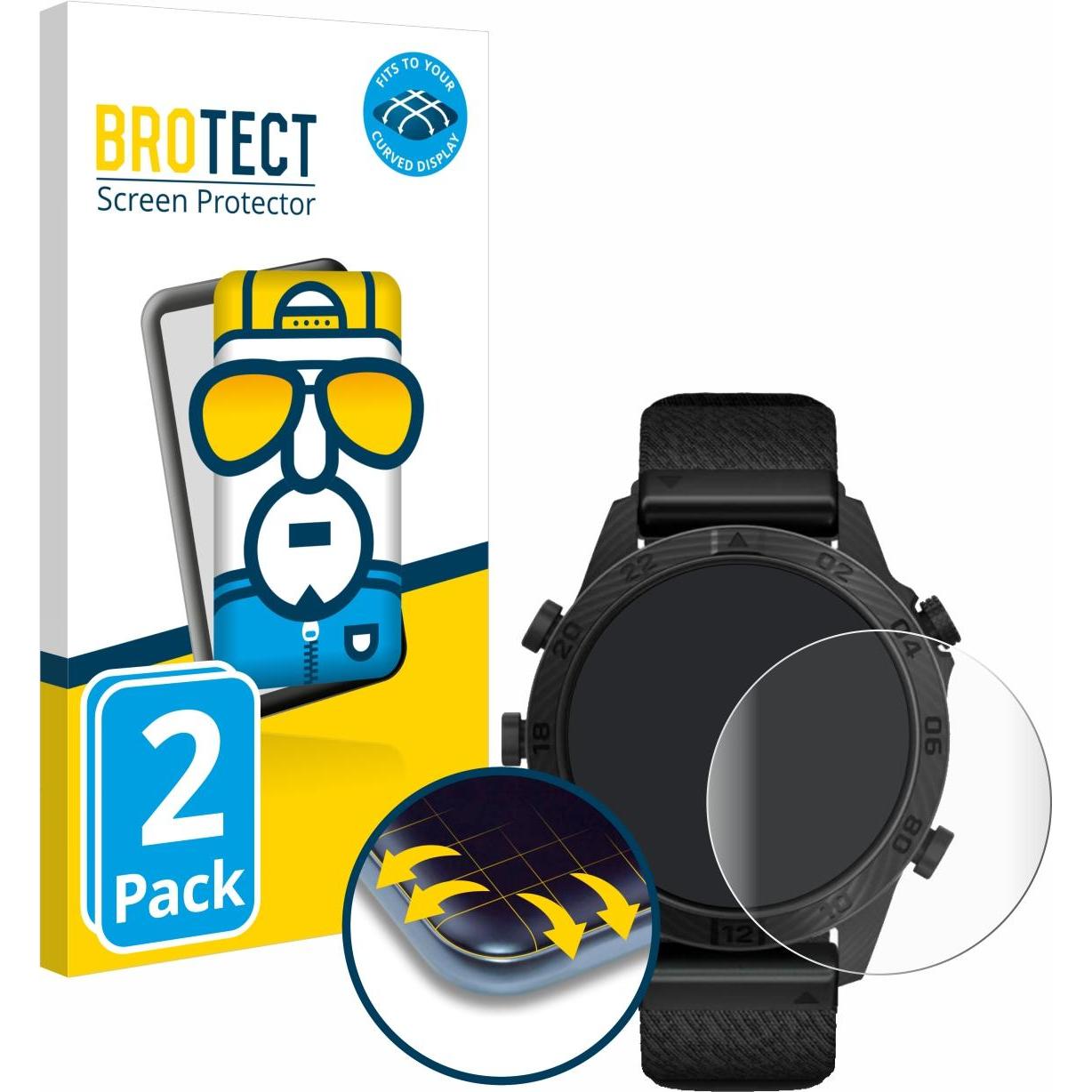Thumbnail - BROTECT Full-Cover Displayschutz, Smartwatch Schutzfolie, Transparent