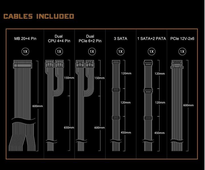 Produktbild AsRock Challenger CL-750B 750W 80+ Bronze PSU (750 W)