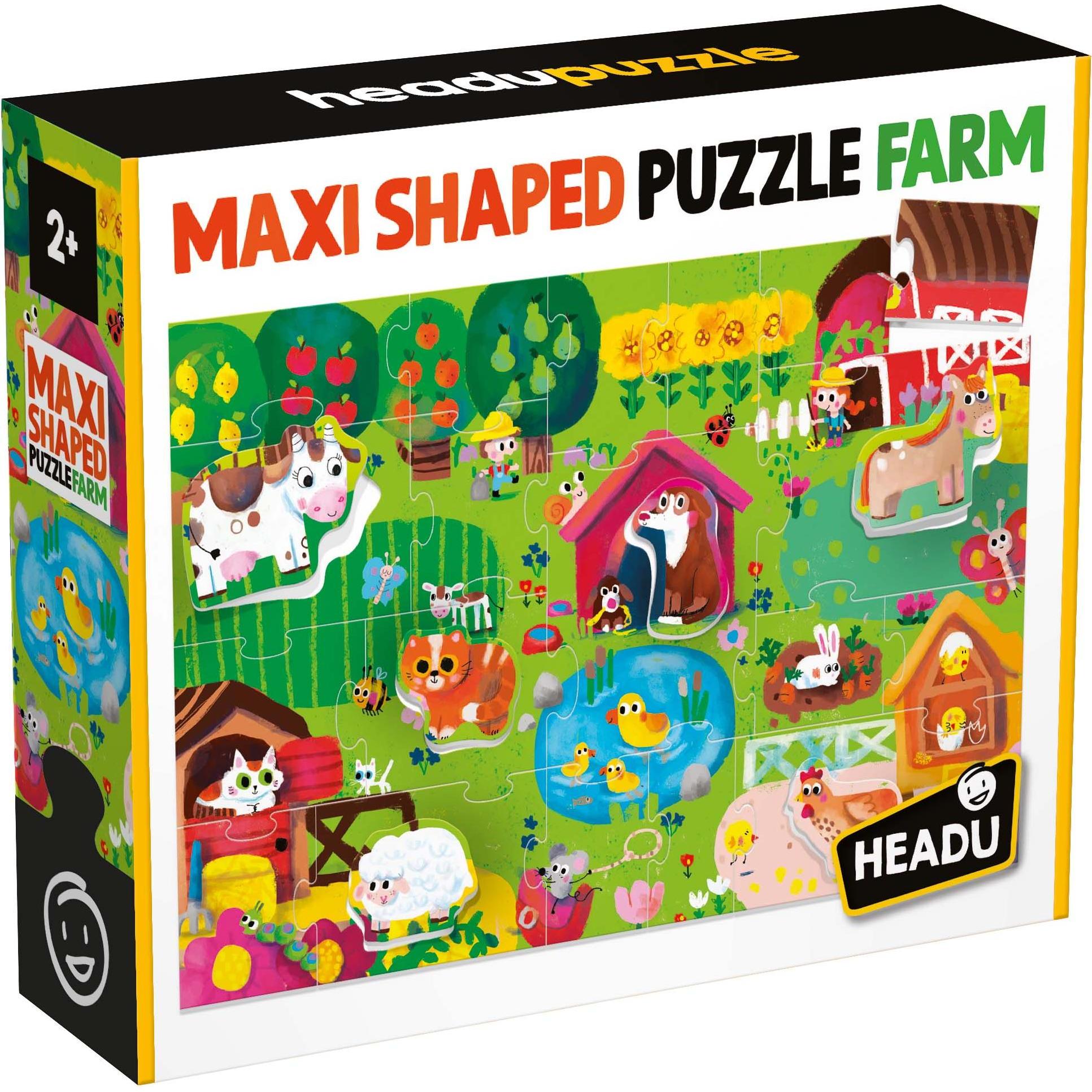 Headup Games Ecoplay - Shaped Puzzle Farm