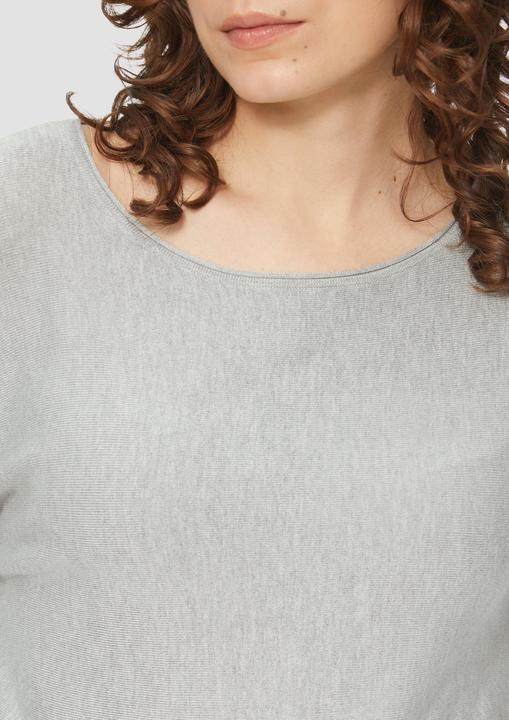 Produktbild S.Oliver Strickpullover Viskosemix-Pullover mit Fledermausärmeln (S)