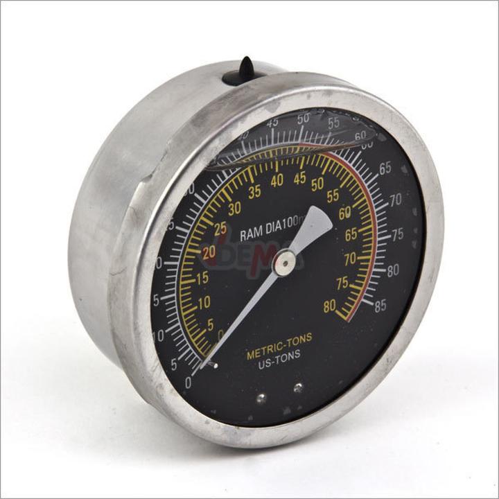 Dema Manometer inkl. Öl ØxL 108 x 77 mm Einbau Ø 99 mm f. Werkstattpresse 50 t 24479
