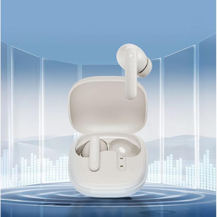 Actual product image QCY TWS Buds T43 ANC Headphones (white) (7 h, Wireless)