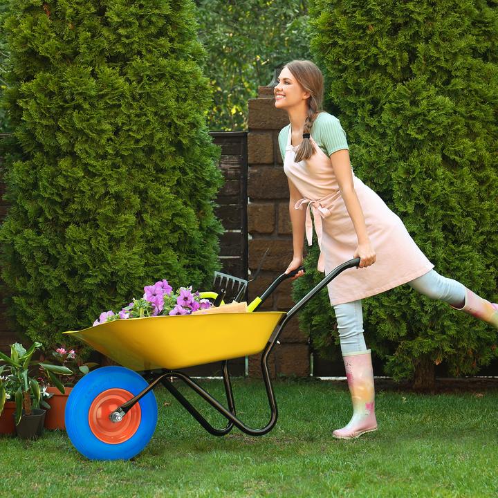 Actual product image Relaxdays Wheelbarrow wheel