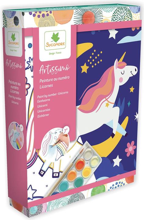 Sycomore Artissimo Pm Peinture Par Numeros Licornes (Fr-De-It)