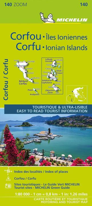 Actual product image Michelin Corfu and Ionian Islands