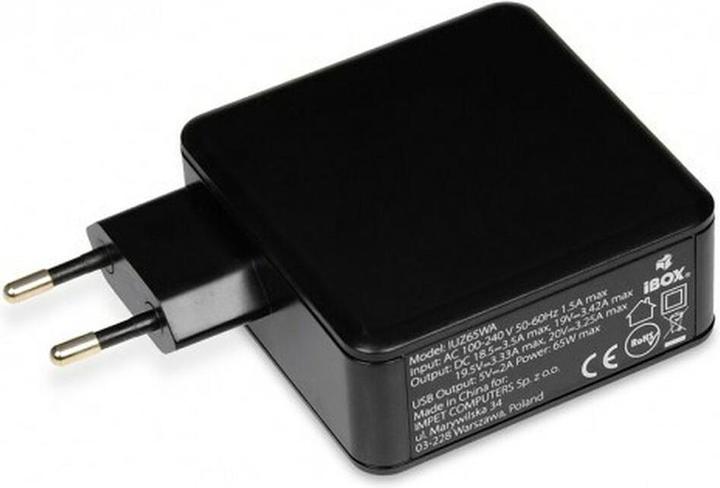 iBox IUZ65WA Notebook-Netzteil (20,5 V, 3,25 A, 3,5 A, 65 W) (65 W)