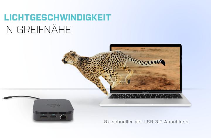 Produktbild i-tec Tb3traveldockpd (Thunderbolt, 4 Ports)