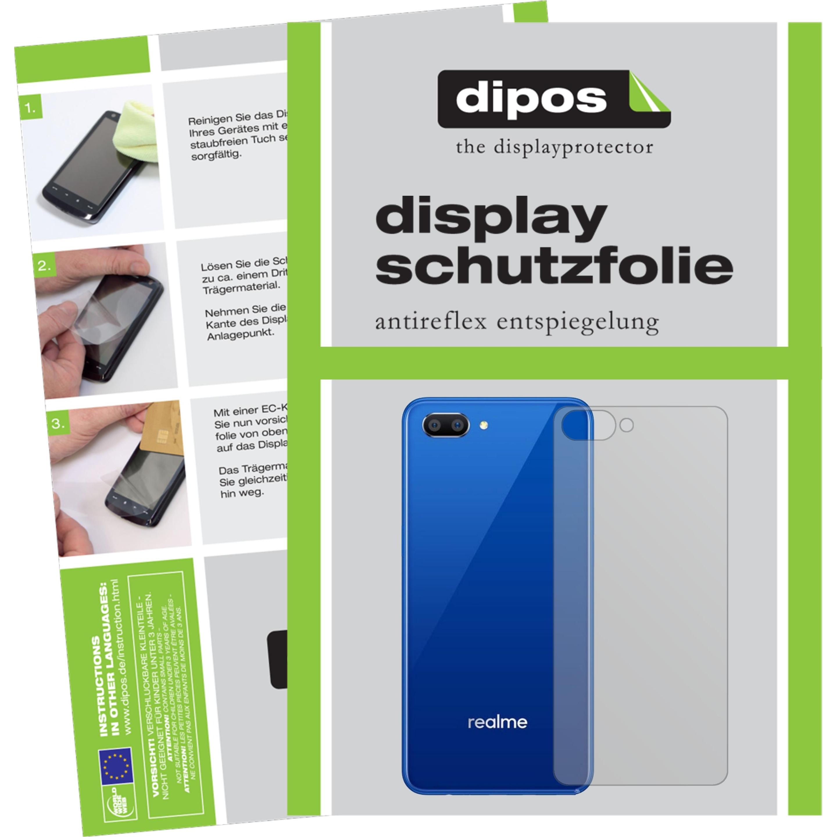 Dipos Displayschutzfolie Antireflex (6 Stück, Realme C1 (2019)), Smartphone Schutzfolie, Transparent