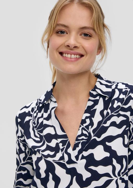 Immagine prodotto s.Oliver Bluse Viskosebluse mit V-Ausschnitt (38)