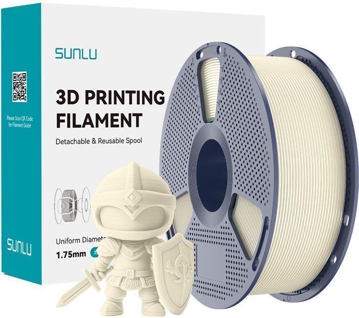 Actual product image Sunlu Filament PLA+ (kość słoniowa) (PLA, 1.75 mm)