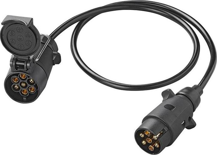 Actual product image ProPlus Extension cable 1M with plug and socket 7-pin (1 m)