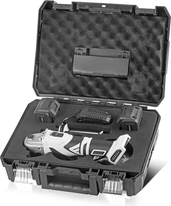 Produktbild Stahlwerk Brushless Akku Winkelschleifer  AWS-20 ST 20V/4Ah, 0 - 7500 min-1 (125 mm)