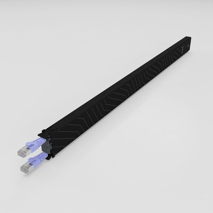 Actual product image PATCHBOX one / Cassette / 30RU / Cat 6A, UTP, 1.8 m, violet (U/UTP, CAT6a, 1.80 m)