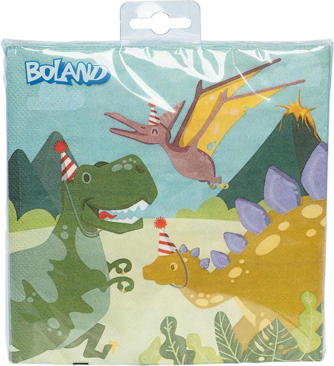 Image du produit Boland Dino Party, 33x33cm (20 x, 33 x 33 cm)