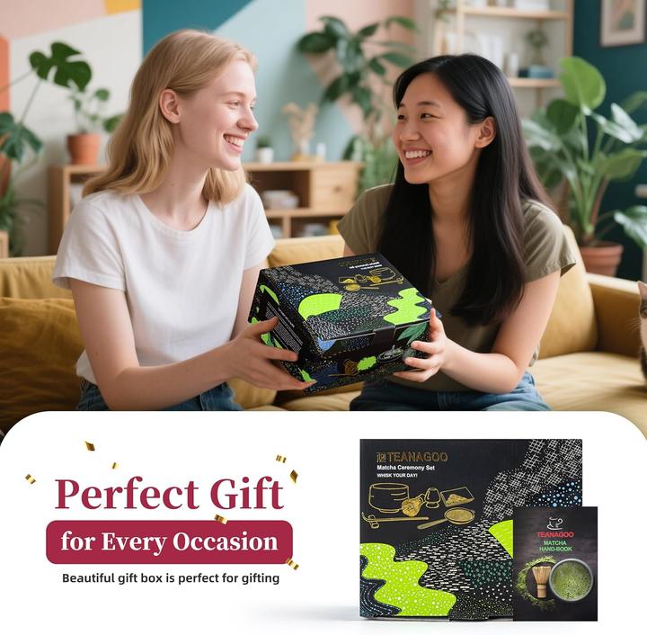 Actual product image Teanagoo 7-teiliges Matcha-Tee-Set mit Bambus-Schneebesen