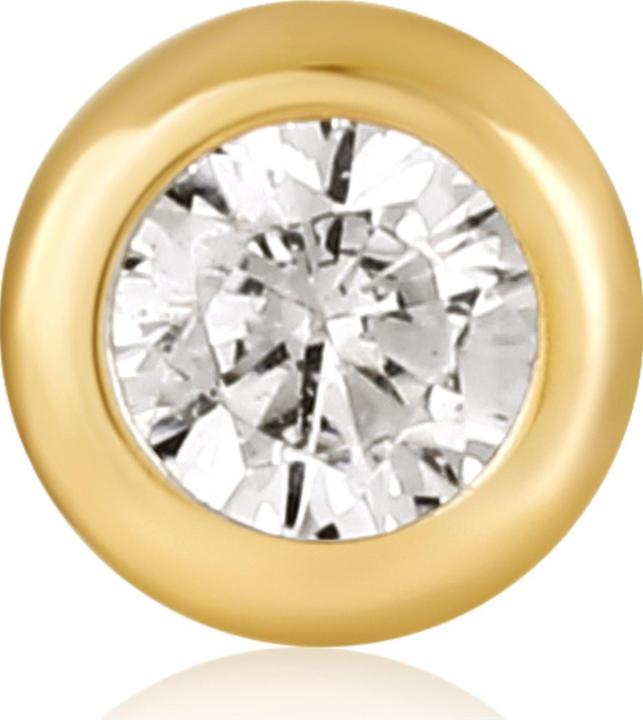 Produktbild Ania Haie Ohrstecker Sparkle Bezel Barbell 925 Sterling Silber (925 Sterling Silber)