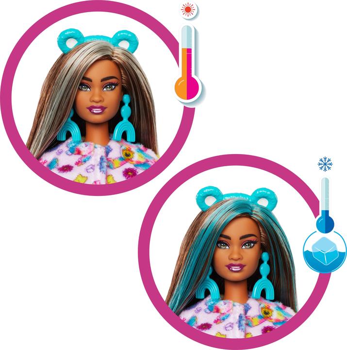 Produktbild Barbie Puppe mit Accessoires, Glücksbärchis-Serie 2, Good-Vibes-Bärchi