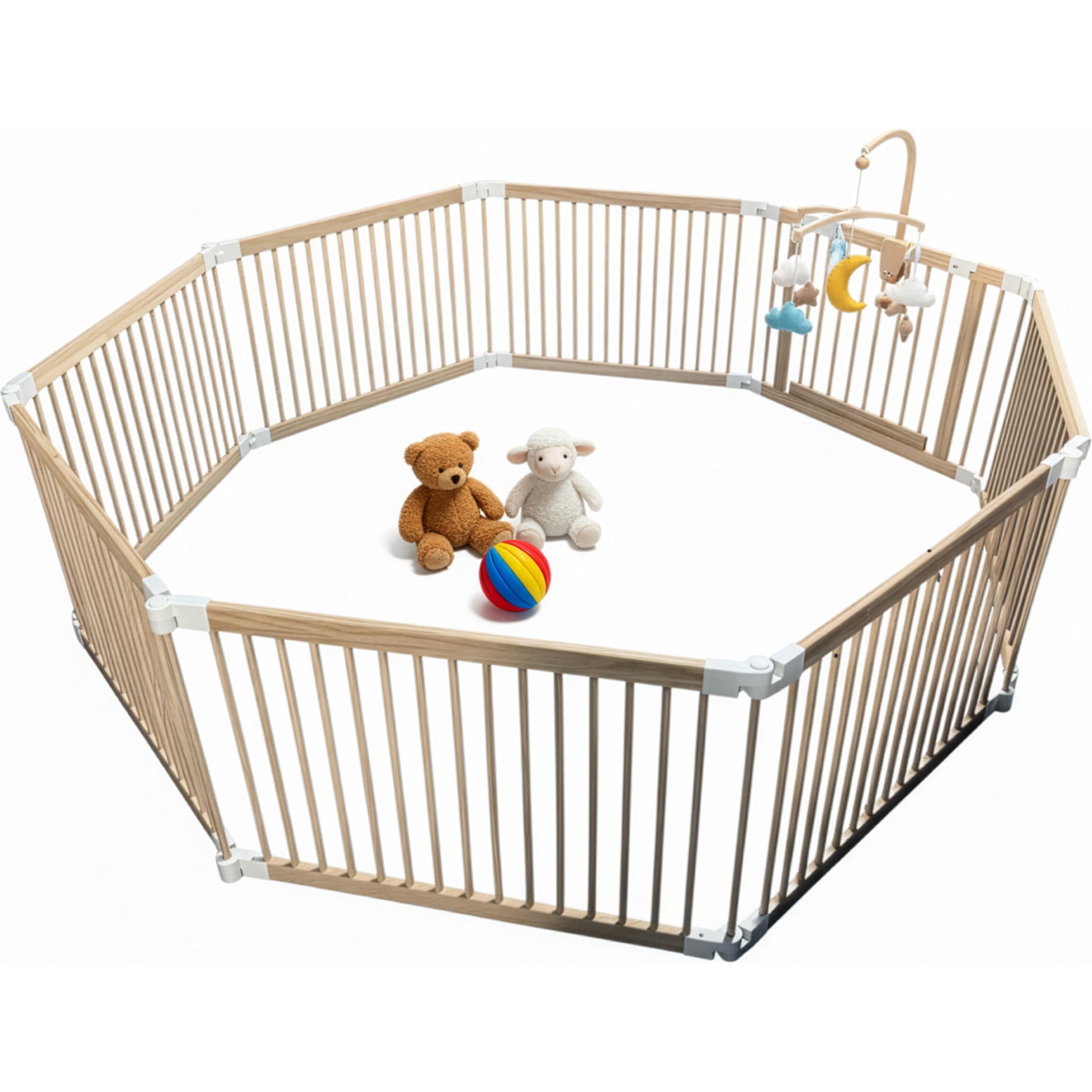 Relaxdays Laufstall Kiefernholz (84.50 cm, Kiefer) (4052025516093)