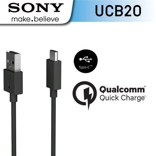 Sony UCB-20 USB-C Data Cable 3A 1m Black (Bulk) (USB 3.2 Gen 1)